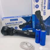 Super Lanterna Led T9 P70 Recarregavel Lua Tek 98.000w