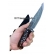 Mini Faca 21 cm  Lamina Texturizada A39