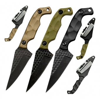Faca Mini Stroup Knives Aço Carbono G10 SLK D201