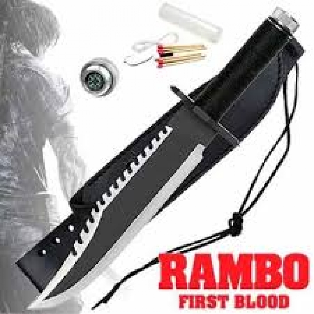 Faca Rambo 2 Caça, Pesca, Camping