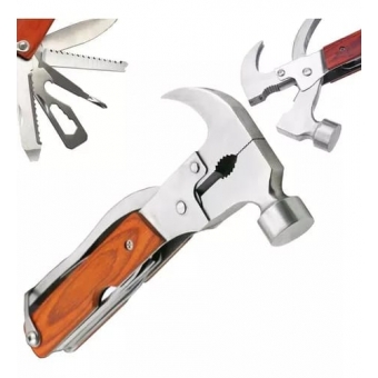 Martelo Multifuncional C/ Ferramentas Alicate 4386