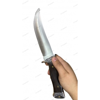 Faca  Caça Camping Pesca churrasco C/ Bainha 0666 ( 9010 )