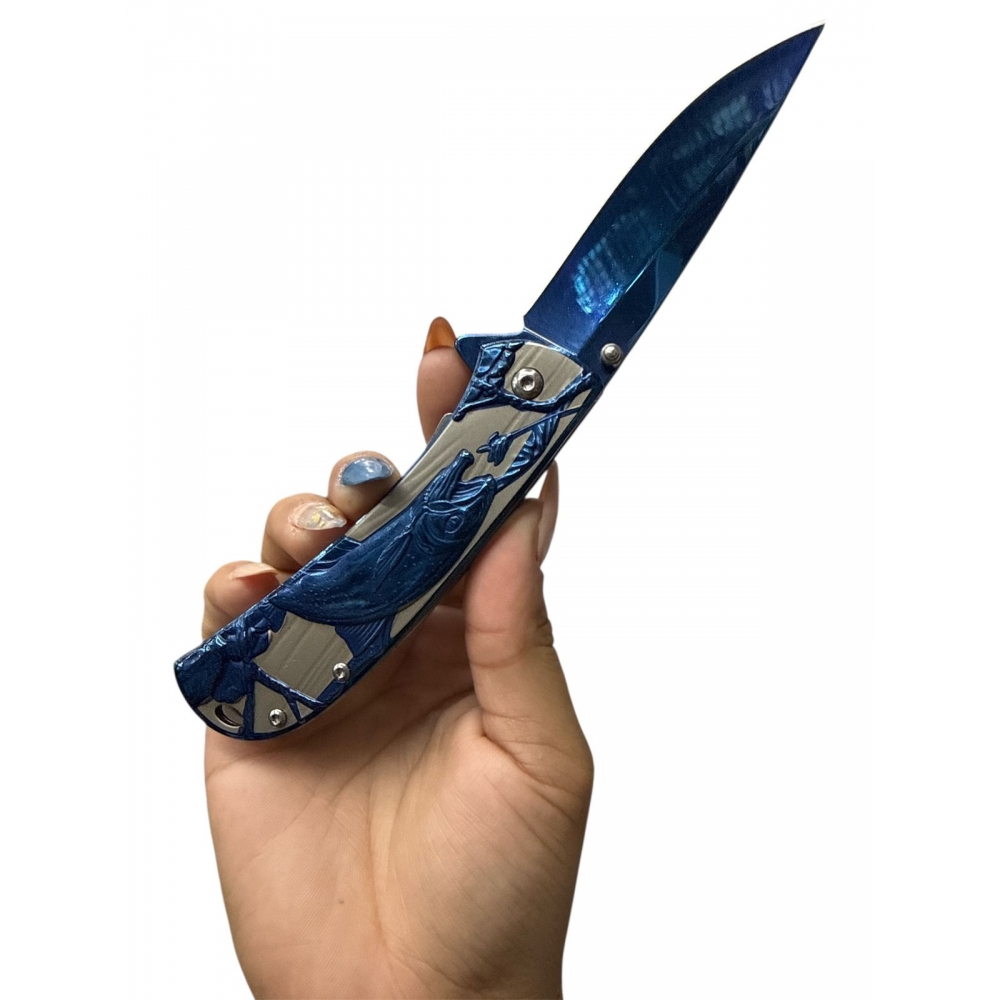 Canivete luxo Fish Blue 1861