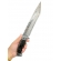 Faca Luxo Churrasco Lamina Desenhada Com Serra Cy67