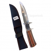 Faca Artesanal Churrasco Pesca Campings Aço Inox Bainha 7013