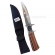 Faca Artesanal Churrasco Pesca Campings Aço Inox Bainha 7013