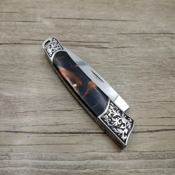 Canivete Britânica EDC  alça de resina, bolso, requintado 1594