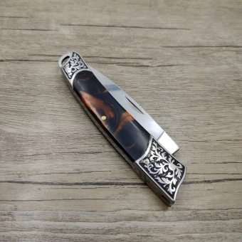 Canivete Britânica EDC  alça de resina, bolso, requintado 1594