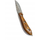 Faca Artesanal Fulltang Tipo  Damasco Premium Cabo Madeira DJ-180