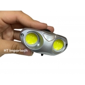 Farol Para Bicicleta + Pisca Alerta Traseiro KAPBOM L-1331