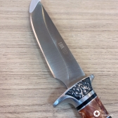 Faca De Caça Churrasco Modelo Luxo C/ Bainha Nylon 0863
