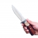 Faca Inox Pequena 21cm com Cabo de Madeira e Bainha HZ 1055