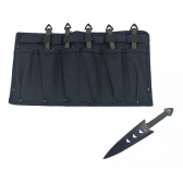 Kit 6 Facas De Arremesso Com Bainha Para Luatek Yf-002