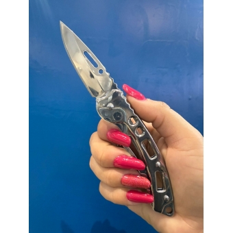 CANIVETE MANUAL INOX COM CLIP JB-003