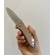 Canivete Inox Bronze Polido c/ clip resistente  DJ184