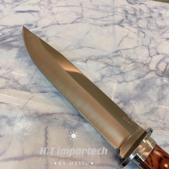 Faca De Caça Pesca Churrasco Luxo Fulltang Inox  0997