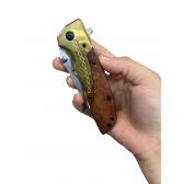 Canivete Gold Inox Pesca Camping Da77- 1215