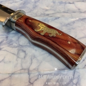 Faca De Caça Pesca Churrasco Luxo Fulltang Inox  0997