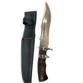 Faca Churrasco Artesanal Full Tang Afiada Bainha SA89 sa106