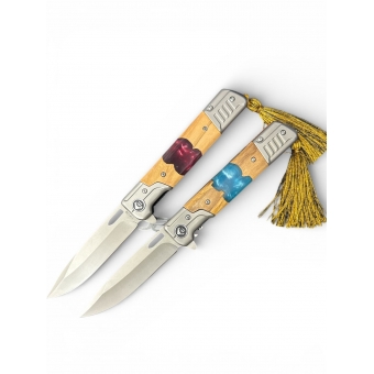 Canivete Semi Automatico Luxo Resina 1828