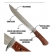 Faca  Luxo  Churrasco Full Tang  40 Cm L-35 /0990