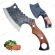 Cutelo Machado Inox Churrasco Desossa Grande Rústico CYL-30