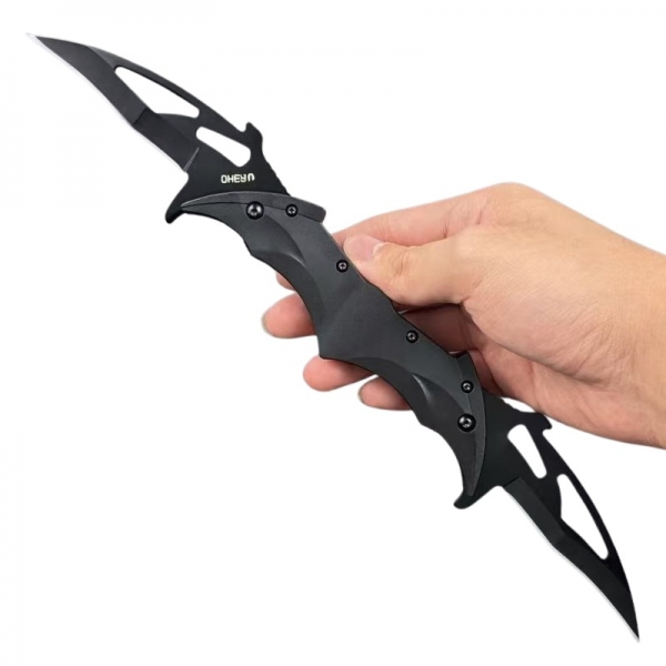 Canivete Duplo Morcego  32cm em Aço 50045