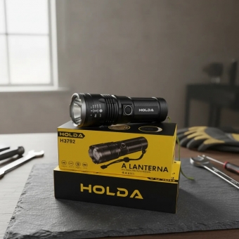 Lanterna tática recarregável de LED de alta potência Holda H3792