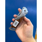 Canivete Automático Aço com Madeira MK 0133