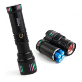 Lanterna Led Tática Recarregável Canhão De Luz Bmax 8540