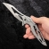 Canivete Tático 23cm em Aço inoxidável com Trava e Clip de Bolso SLK-D260AB